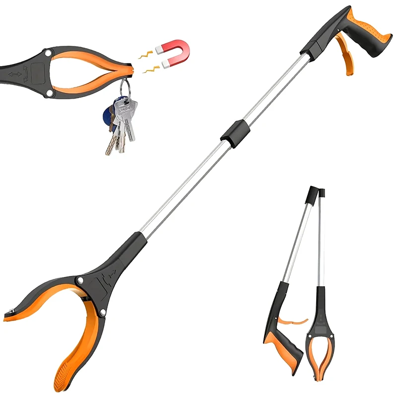 Gardening Tools For Elderly - 32 Polegada extra longo dobrável grabber
