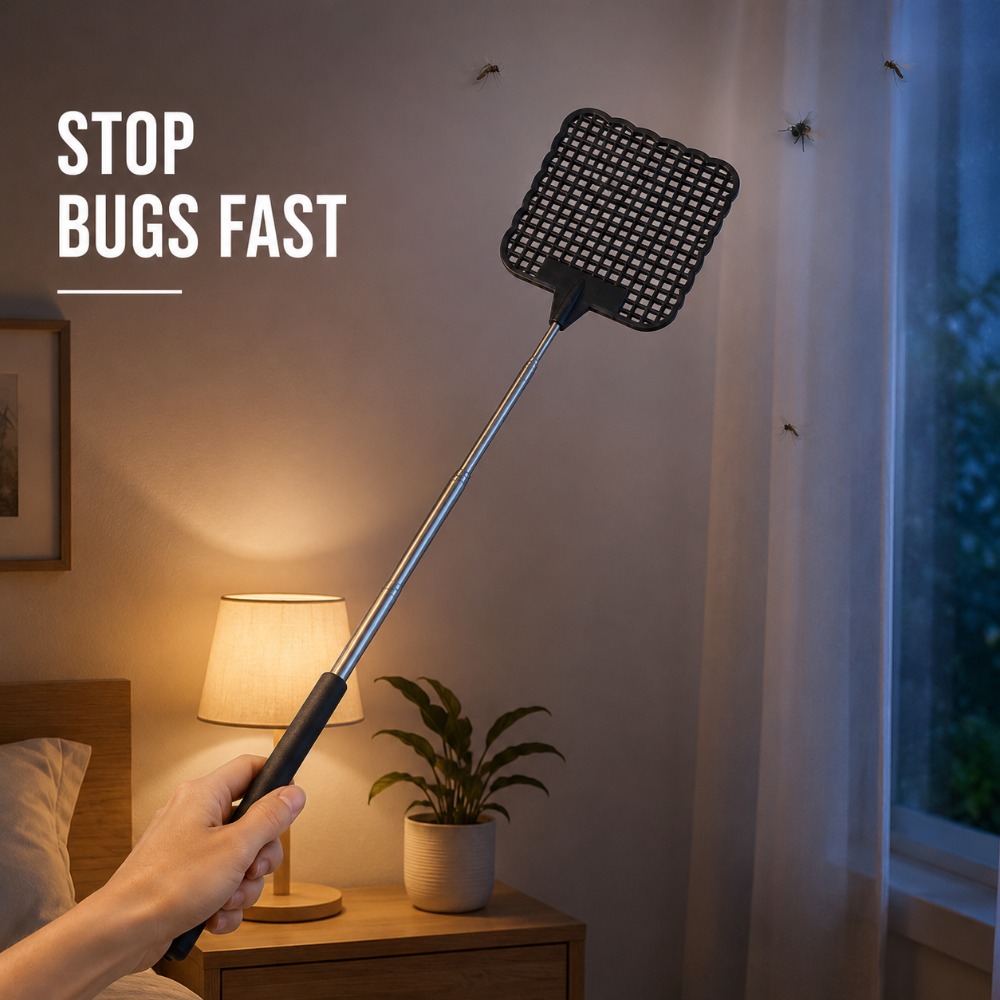 Gardening Tools And Uses - Raquete de Mosquitos Preta 1/2/5 Unidades,