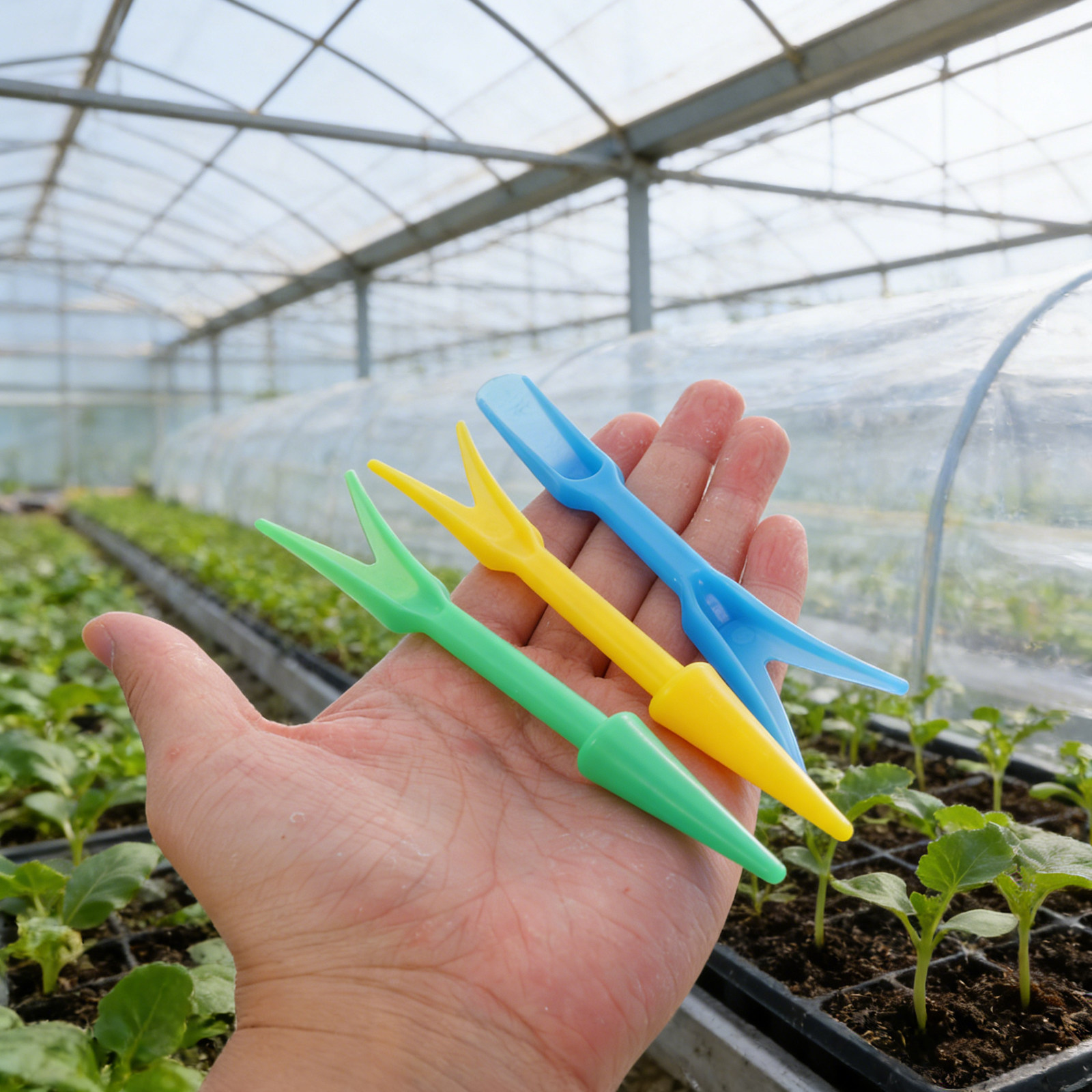 Gardening Tools And Uses - Conjunto de 15 Ferramentas de Plástico