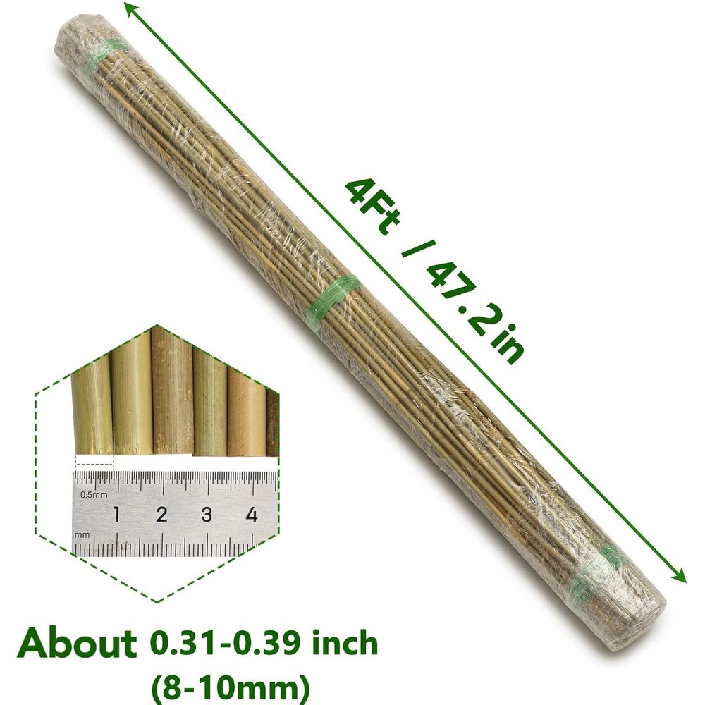 Pacote com 70 Estacas de Bambu - Plant Support Stake avaliação e preço