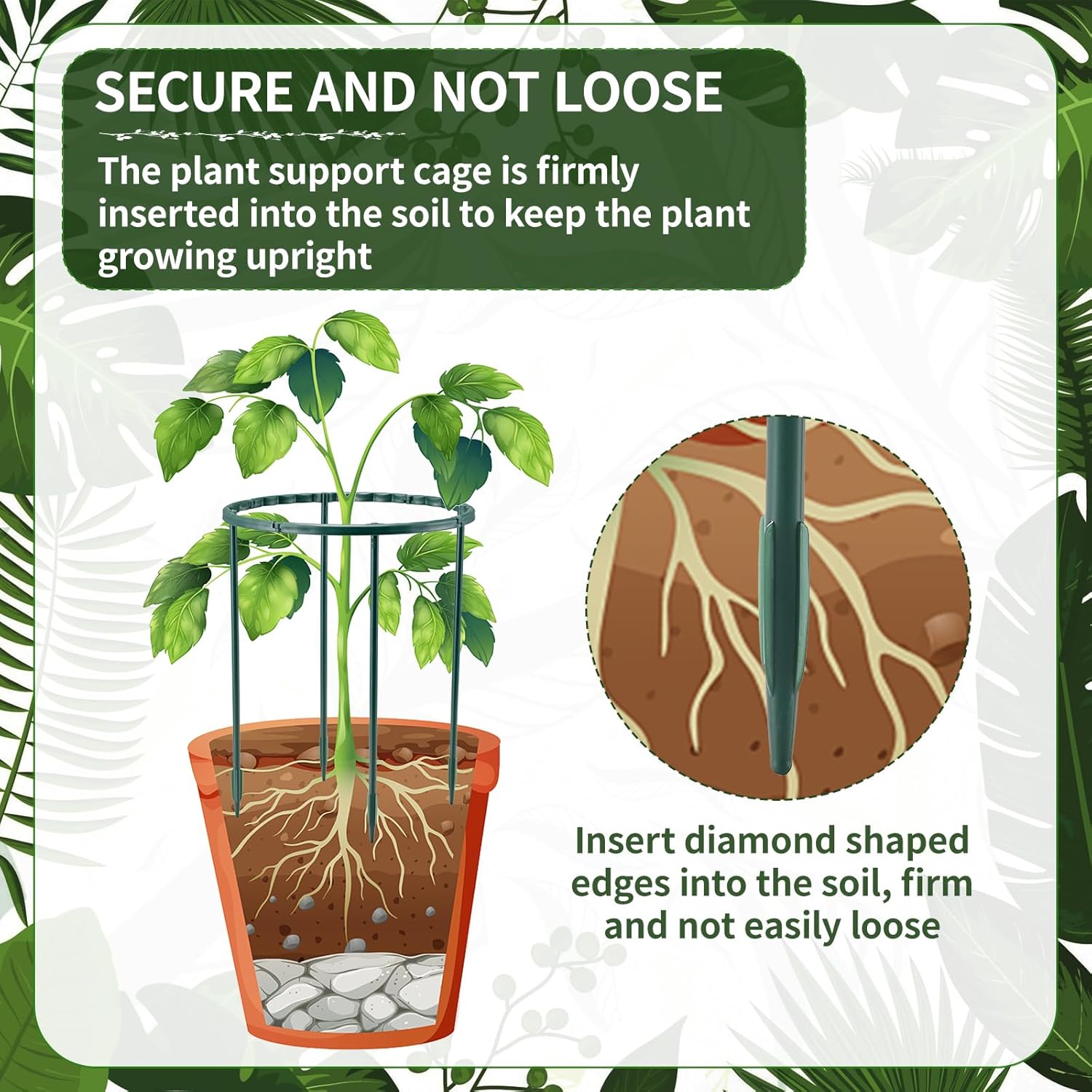 1/16 Peças Estaca de Suporte p - Plant Support Stake avaliação e preço