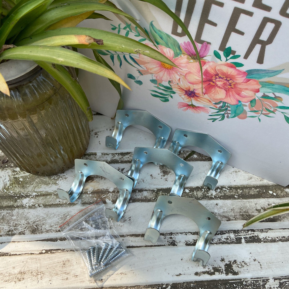10 Peças Ganchos Duplos de Fer - Gardening Tools Heavy Duty avaliação e preço