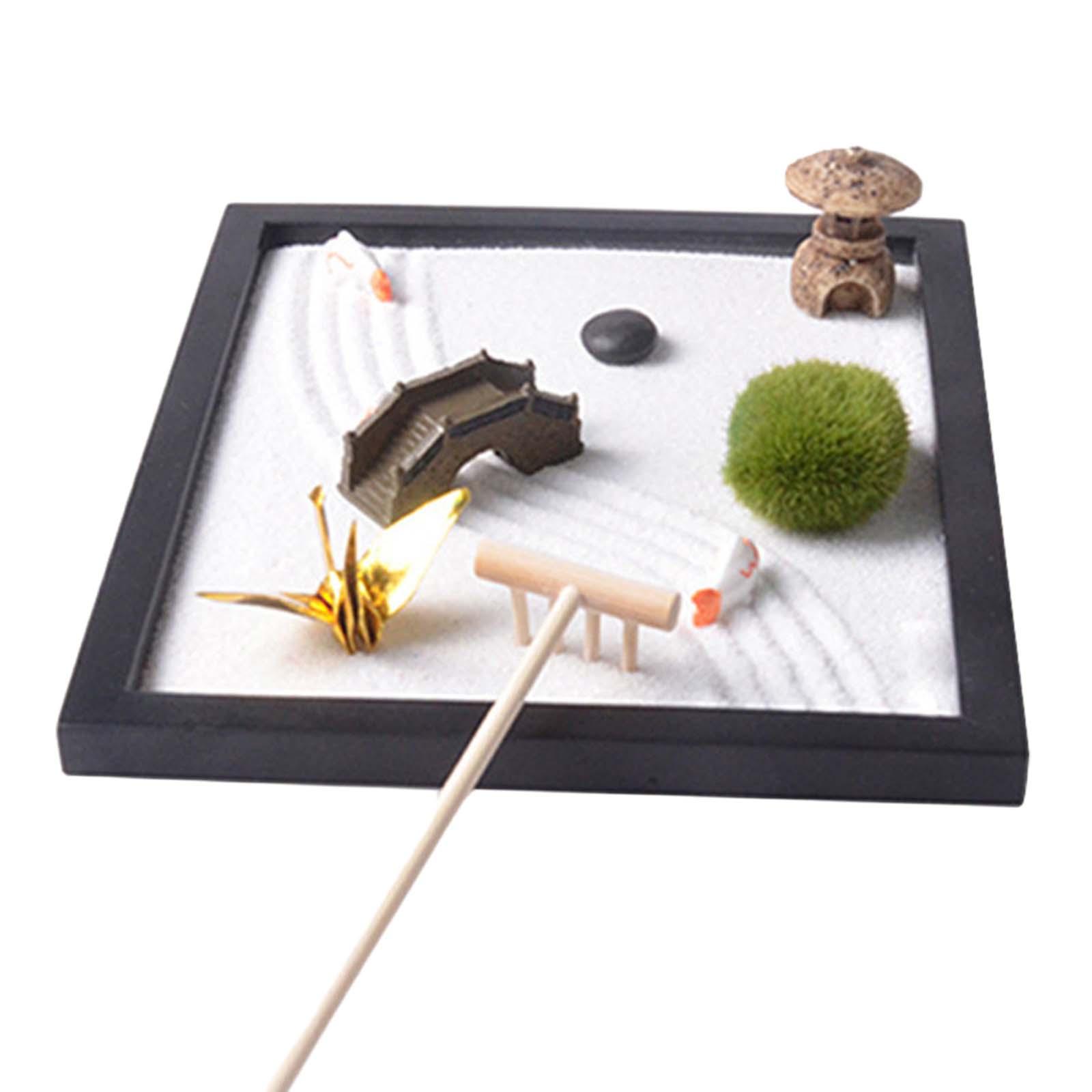 Bandeja de areia de jardim zen - Gardening Tools Kit For Home Garden avaliação e preço