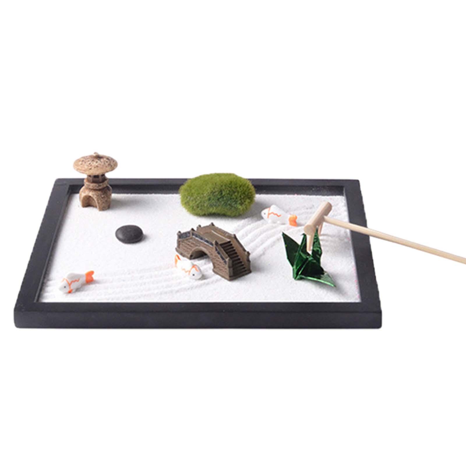 Bandeja de areia de jardim zen - Gardening Tools Kit For Home Garden avaliação e preço