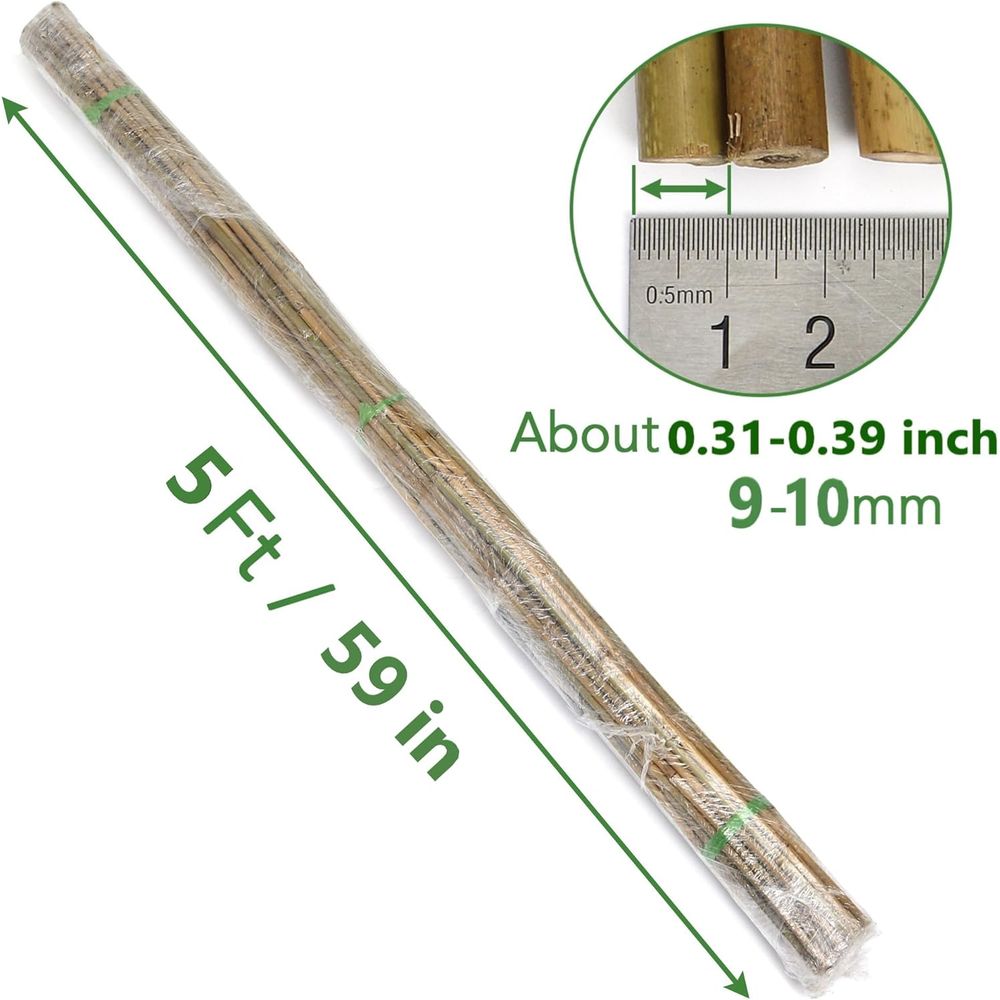 Conjunto de 55 Estacas de Bamb - Plant Support Stake avaliação e preço